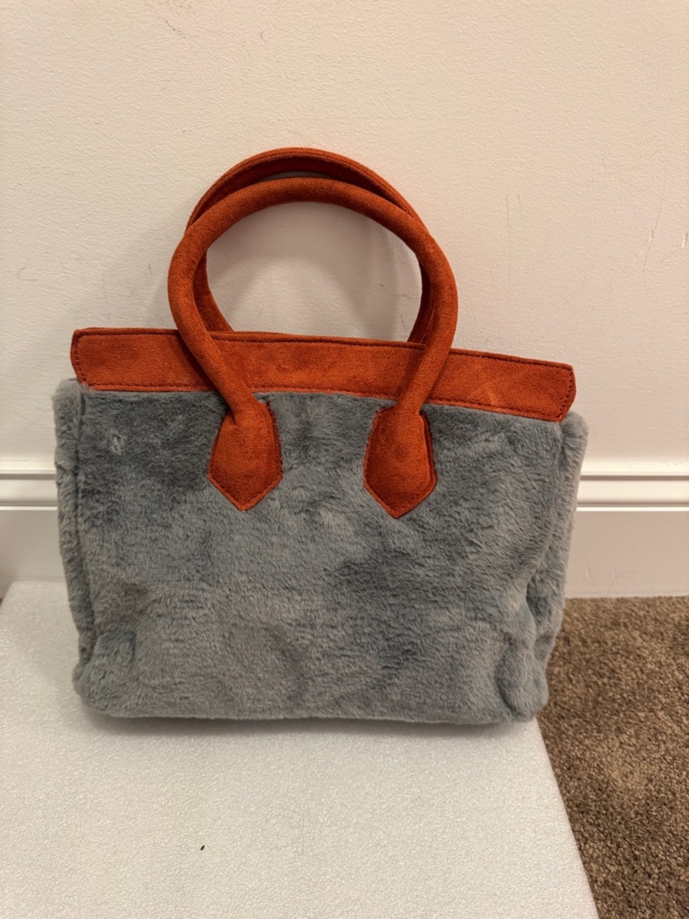 Kawaii plush crossbody tote shoulder bag purse - Picture 4 of 9